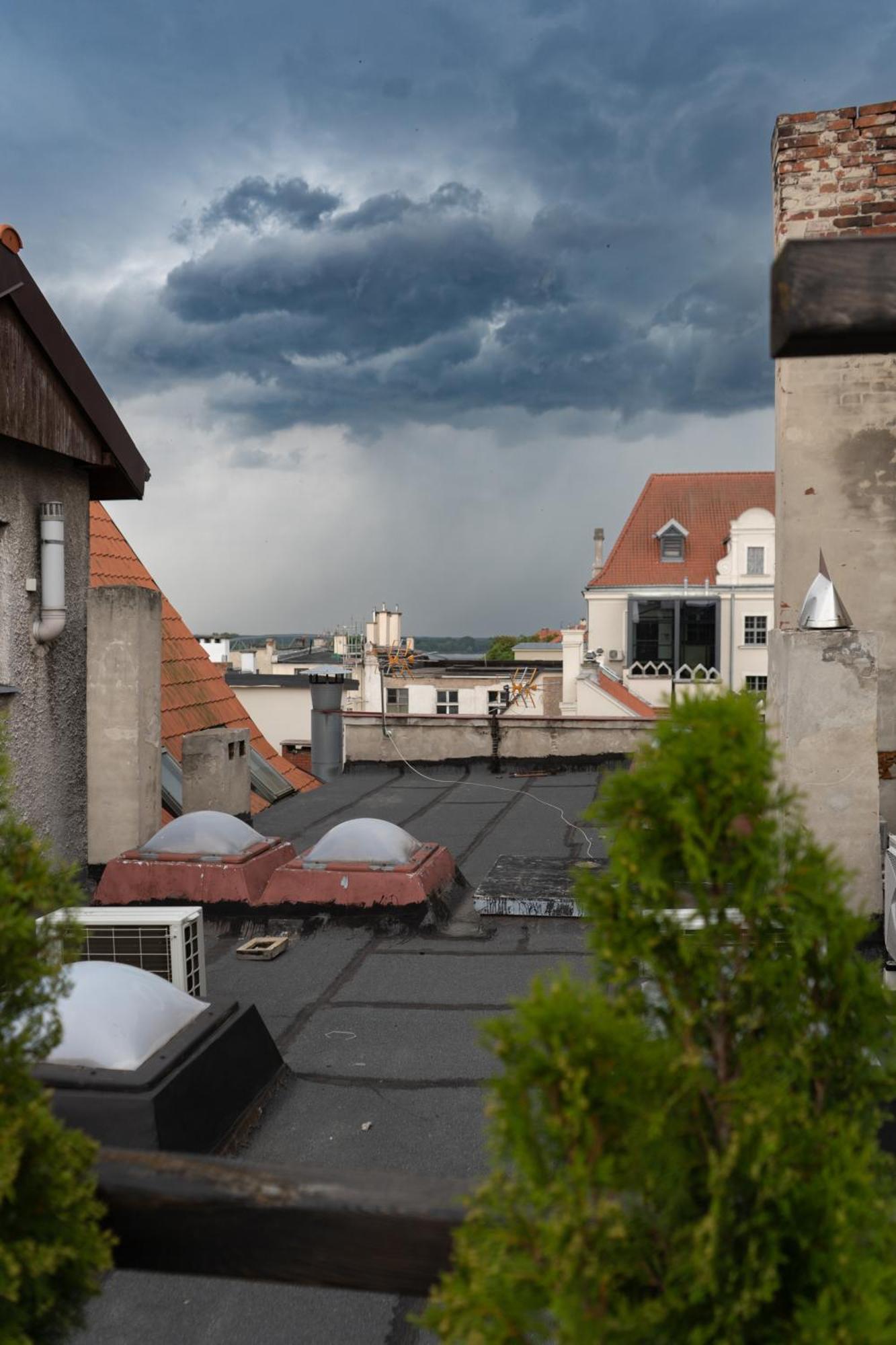 Stary ToruńGotyk Na Dotyk Z Tarasem Na Dachuアパートメント エクステリア 写真